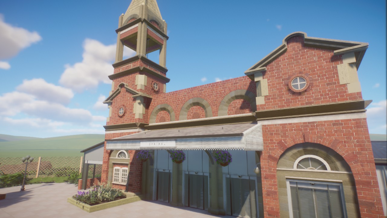 Large station/church building