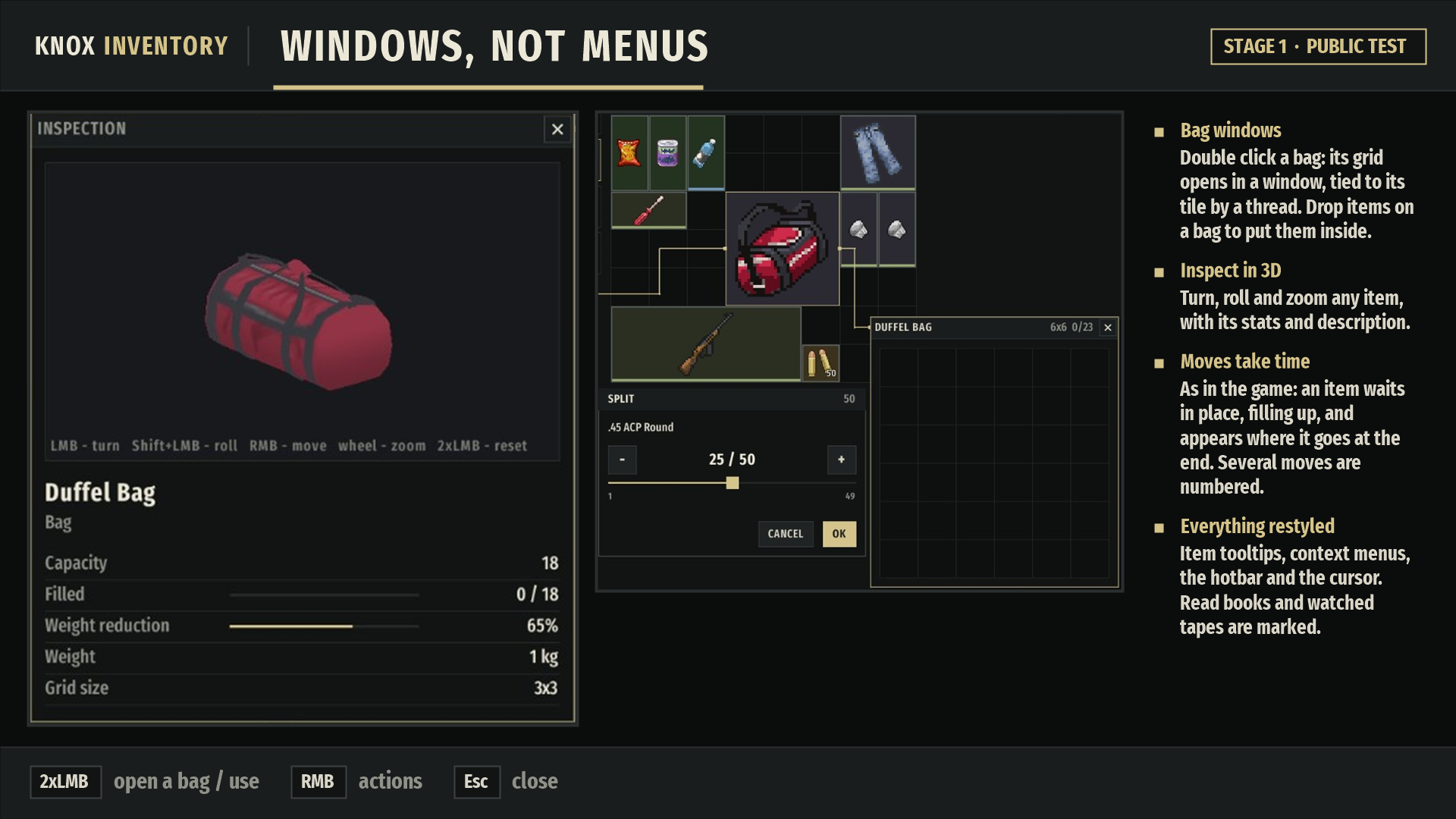 Steam Workshop::[B42] Knox Inventory - Tarkov-Style UI Overhaul