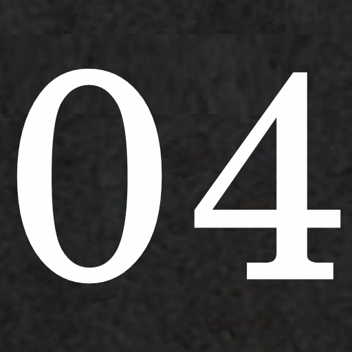 Numerical Decal 04 (Black)