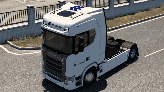 8K HAPAG LLOYD SCANIA S BEV BY RODONITCHO MODS 1.0 1.40 1.59 03 06 2026