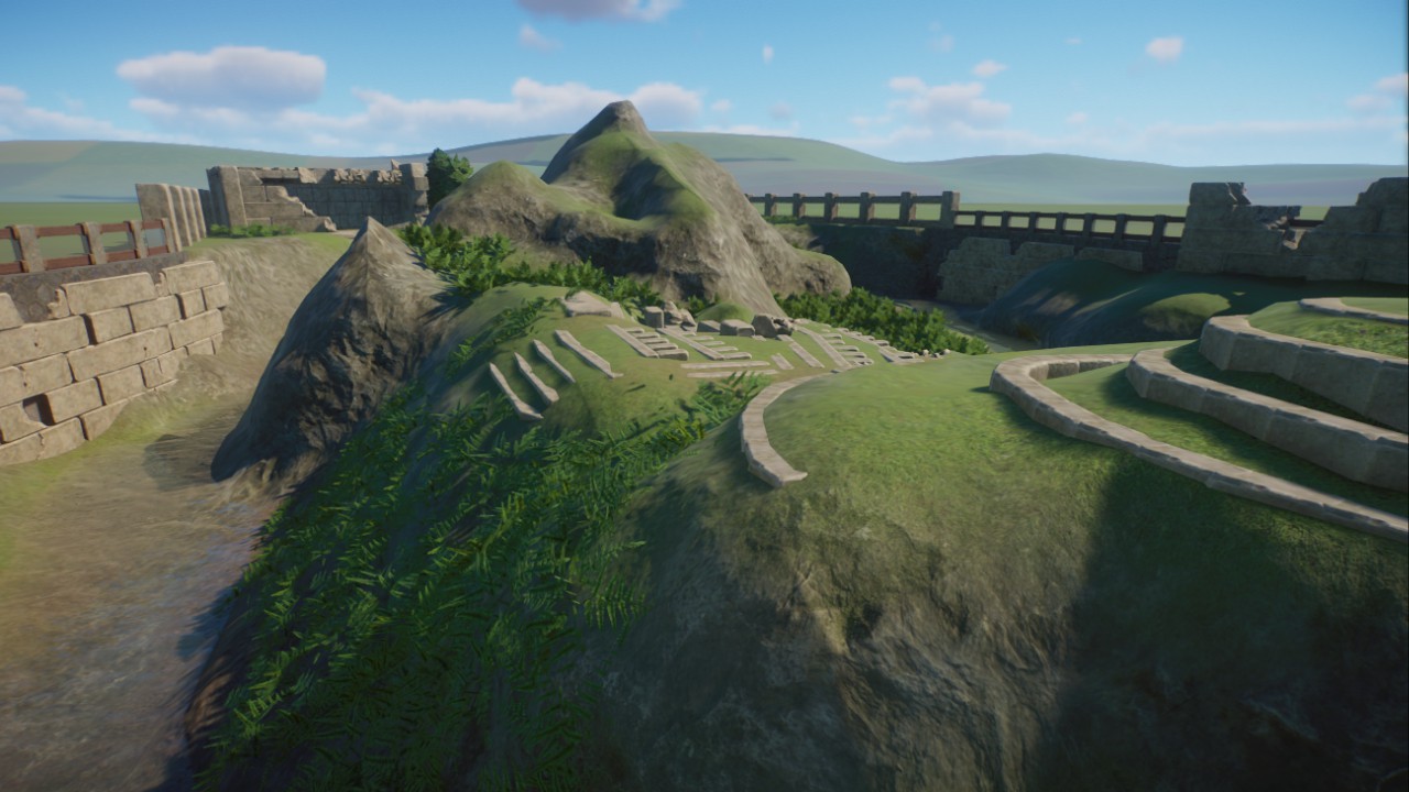 Mini Machu Picchu Llama Habitat