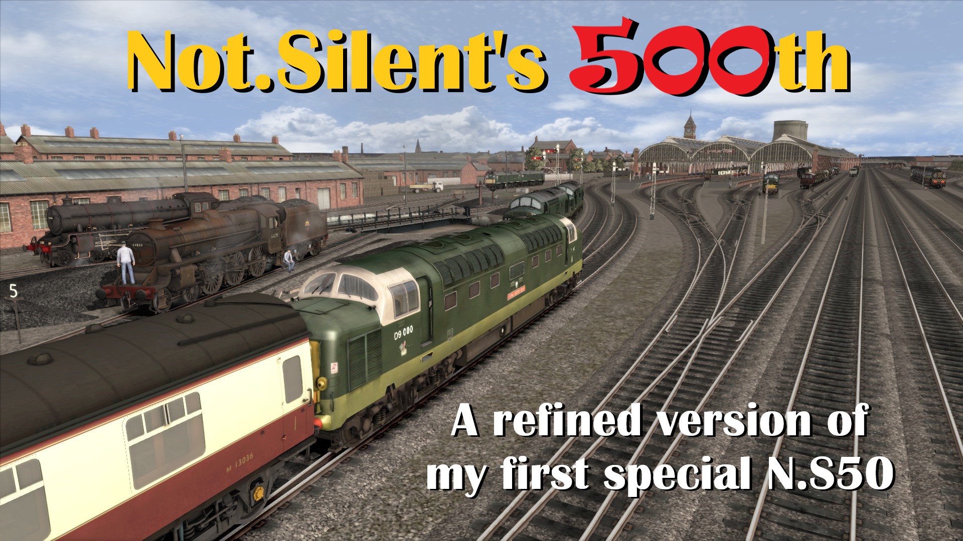 N.S500 Weardale and Teesdale - (N.S50 Refined) Deltic Sunday Diversion - Plus Demise of Steam