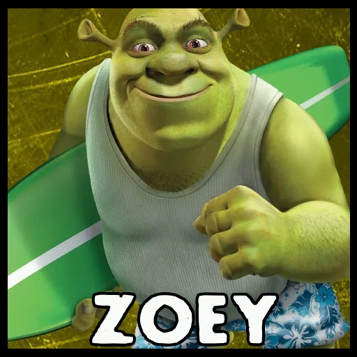Shrek (Swim Trunks) - Zoey