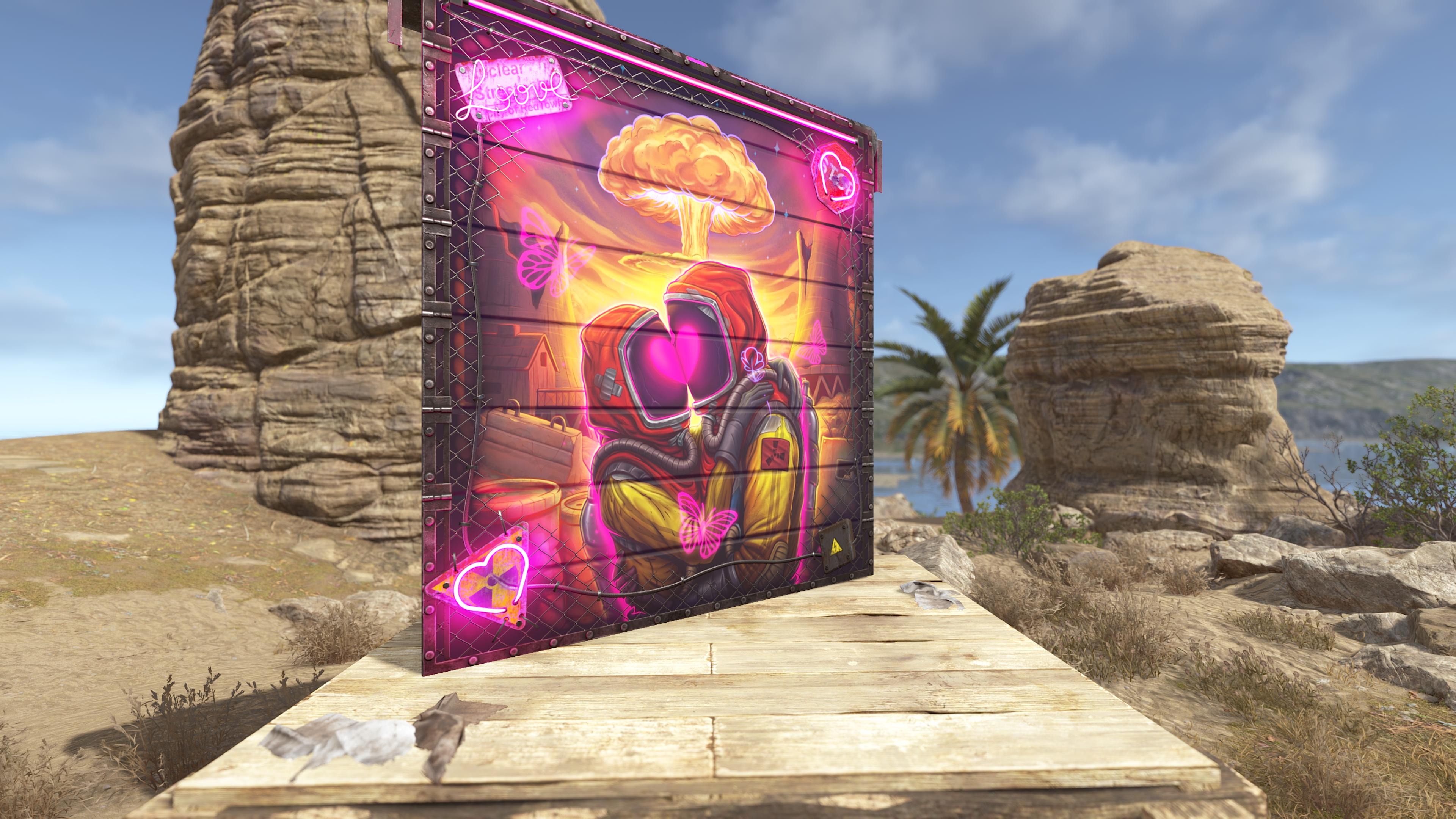 Atomic Ever After Garage Door thumbnail 3