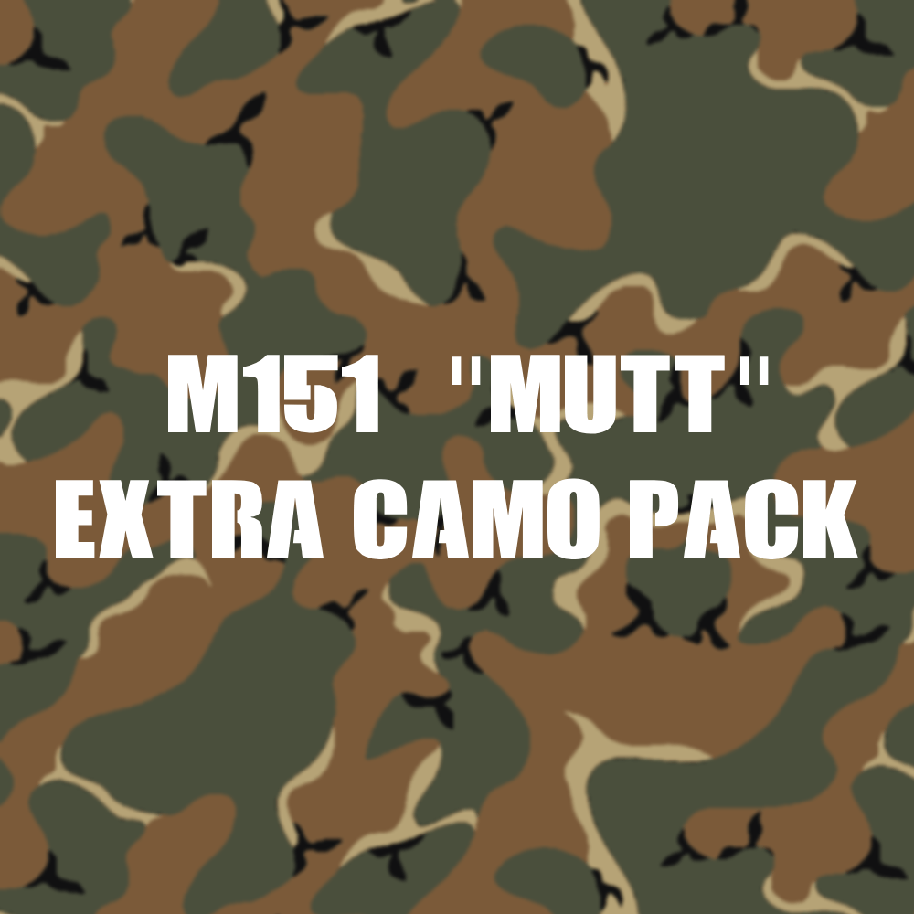 M151 "MUTT" Extra Camo Pack