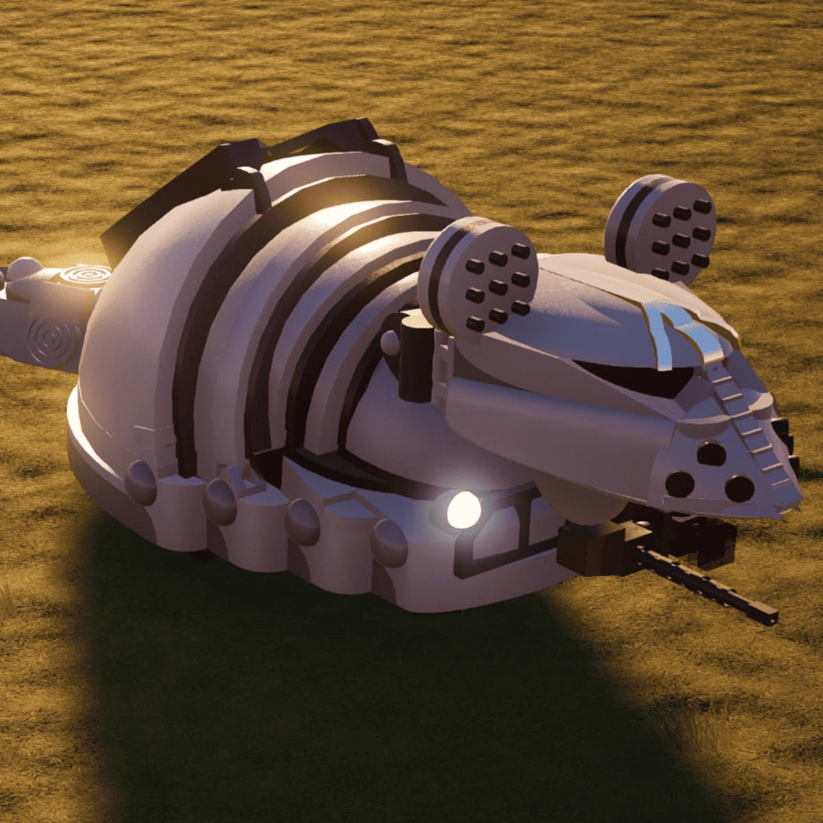Giant armored mouse knight